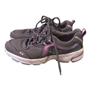 Ryka Women's Gray and Pink Athletic Shoes Size 6